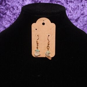 Boho Gold Handmade Crystal Earrings #16